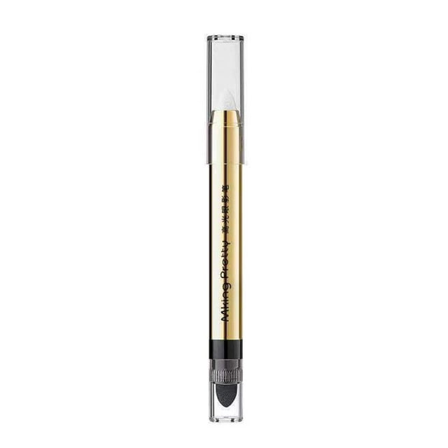 Double-head Glittery Eyeshadow Cream Pen Stick Eyeshadow Cosmetics Accs. F5F0