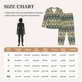 thumbnail image 4 of Fotbe Traditional Tribal Aztec1 Pattern Long Sleeve Pajama Set for Women,Sleepwear Set,2-piece Loungewear Set,Soft PJs Comfy Nightwear with Pockets -Large, 4 of 7