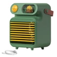 thumbnail image 2 of Ventilador de escritorio 150ML Ventilador de pulverización recargable Mini humidificador atomizador USB portátil para oficina en casa, Verde Methold HA004167-01B, 2 of 6