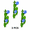 Blue, variant on ABCISI Morning Glory Magnets, 3D Flower Plant Vine Fridge Magnets with Articulating Stems, Blue Climbing Ivy Refrigerator Magnets for Kitchen, Home Decor (Blue, 3Pcs)