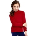 thumbnail image 3 of Leveret Solid Turtleneck 100% Cotton (4 Toddler, Red), 3 of 3