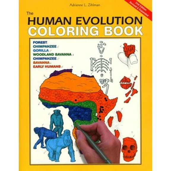Pre-Owned The Human Evolution Coloring Book, 2nd Edition: A Coloring Book (Paperback) 0062737171 9780062737175