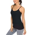 thumbnail image 1 of Txlixc - Camiseta sin mangas básica para mujer, con tirantes finos, camisetas interiores ajustables para yoga Txlixc Moda, 1 of 8