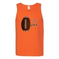 thumbnail image 2 of Wild Bobby, Football Fingerprint It's In My DNA, Sports, Men Graphic Tank Top, Orange, Small, 2 of 5