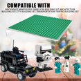 thumbnail image 4 of 2 Pack Set Display Shelves for Building Bricks Compatible with All Toy Block Brands - Floating Wall Mounted Shelf with 7.6 Inch Removable Baseplate, 4 of 7