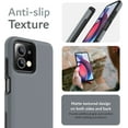 thumbnail image 5 of TUDIA MergeGrip Motorola Moto G Stylus 5G Case 2023 Dual Layer Heavy Duty - Gray, 5 of 7