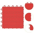 thumbnail image 6 of Luwecf 4 Pieces Synthetic Ice Tiles Hockey Training Board for Stickhandling Passing Red, 6 of 9