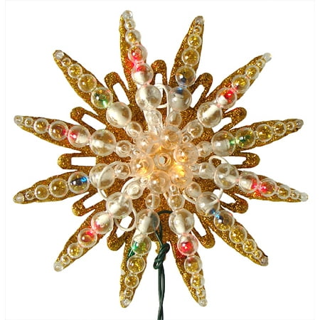 9 quot pre lit gold glitter starburst christmas tree topper 9 quot pre lit gold glitter starburst christmas tree topper