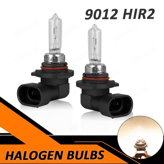 BSBSDJB For GMC Acadia 2013-2020 Pair 9012 Halogen Headlight High/Low Beam Warm White Bulbs
