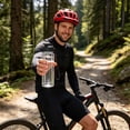 thumbnail image 7 of Reusable Water Bottle with Flip-Top Lid and Lanyard, Leak-Proof Sports Bottle - BK, 7 of 7