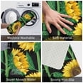 thumbnail image 3 of Balery Sunflower 1 Felpudo de franela, resistente a las manchas y a la decoloración, para uso interior y exterior, fácil de limpiar, 40 x 60 cm, 3 of 7