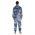 thumbnail image 6 of Fairy Castle Adult Onesie Pajamas Slim Fit Christmas One Piece Suit Pjs for Women and Men Hooded Zipper, 6 of 7