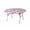 Celebration, variant on Kwik-Covers 10 Pack Round Plastic Table Cover - 60" Round, Red
