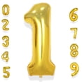thumbnail image 1 of Globos con números de helio AULE Big Gold 1 40 pulgadas, 1 of 7
