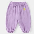 thumbnail image 2 of EnJoCho Cartoon Character Cotton Bloomers with Breathable Fabric - Soft Playtime Pants for Baby Toddler Boys Girls Everyday Wear (12-18 Months,Purple), 2 of 3