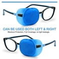 thumbnail image 5 of 4 Blue Eye Patches for Kids, Girls and Boys, Right and Left Eye Patch for Glasses, Lazy Eye Patch for Children Treating Amblyopia, Str, 5 of 5