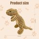 thumbnail image 3 of Peluche de dinosaurio con ventilación vocal, color marrón, 24 cm, 3 of 8