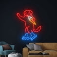 thumbnail image 3 of Handmadetneonsign Dog Roller Skate Neon Sign, Dog Eating Ice Cream Neon Art Decor, Dog Pet Wall Decor, 3 of 5