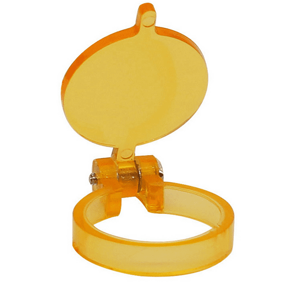 2PCS Yellow Filter for LED Head Light Lamp Dental Loupes Useful Lab Illumination Optical Binocular Magnifier Accessories,2x filter