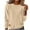 A_ Beige, variant on Womens Sweaters 2026 Spring Long Sleeve Lightweight Crewneck Sweater Soft Basic Ribbed Knit Loose Pullover Tops Jumpers Beige L