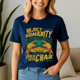 thumbnail image 5 of Reject Humanity Crab Shirt, Horror Crab Horror T shirt, Meme Shirt, Funny Shirts, Funny Gift, Graphic Tees, 5 of 5