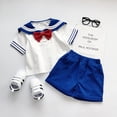 thumbnail image 1 of Disfraces de Anime Sailor Moon para niños y niñas, uniforme Kawaii de escuela primaria, ropa de baile de Coro, fiesta de disfraces de Halloween, 1 of 5