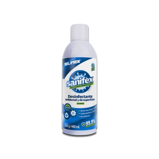 Spray Sanitizante y desinfectante Silimex Sanifex, para uso externo Silimex sanifex440