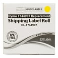 thumbnail image 6 of HOUSELABELS Compatible DYMO 1744907 4XL YL, WH, BL, GN, RD Shipping Labels (4" x 6"), strong permanent adhesive, compatible with DYMO LW 4XL, Rollo & Zebra Desktop Printers, 5 Rolls /1100 Labels, 6 of 8