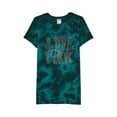 thumbnail image 5 of Victoria's Secret Pink Shine Rhinestone Knit Short Sleeve Perfect Tee Size Small Color Tie Dye Teal Nwt, 5 of 6