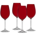 thumbnail image 1 of Godinger 22622 12 oz Méridien Blanc Win&44; Rouge - Lot de 4, 1 of 1