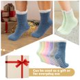 thumbnail image 7 of GIRACOA 6 Pairs Non Slip Hospital Socks for Women, Cozy Fuzzy Slipper Socks with Grip for Women Gifts, 7 of 7