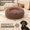 Camel, variant on Fluffy Calming Donut Cat Bed for Indoor Cats, Orthopedic Soft Plush Pet Bed, Washable, Small to Large Cats & Puppies, Navy Grey 31