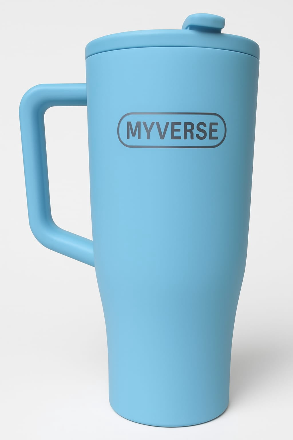 Myverse 40 oz Tumbler with Handle and Straw Lid, 100% Leakproof Stainless Steel Vacuum Insulated Cup Travel Coffee Mug Water Bottle, Car Cup Holder, Rubber Base, Gifts for Women Men