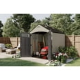 Suncast Cloverdale 7 ft. x 7 ft. Resin Horizontal Peak Storage Shed