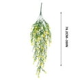thumbnail image 3 of GFHFHITJ Artificial Artificial Hanging Flowers Artificial Flower Vines Chlorophytum Plastic Artificial Flowers Outdoor Flowers, 3 of 4