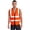 Orange, variant on Haitryli Adult Hi Vis Reflective Safety Vest Zip Up Sleeveless Jacket with Multi-Pockets Construction Workwear Orange One Size