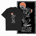 thumbnail image 2 of Coolmind YD skateboard algodón exclusivo gráfico hombres camiseta para hombres algodón tamaño grande skate Cool NEGRO hombres novedad camiseta, 2 of 4
