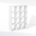 thumbnail image 2 of Furinno Cubic Open Back Multipurpose Clothing & Closet Storage Organizer Shelf, 12-Cube, White, 2 of 6