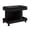 360 Rotating Desktop Multi-Functional Side Table + Black + Solid Wood+MDF, variant on FENGFAN Natural Rolling Side Table Height Adjustable 360° Rotating Top 2 Tier Storage Lockable Wheels Single Pack