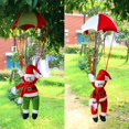 thumbnail image 5 of Ludlz 3 Pcs Santa Claus Decoration Snowman Parachutes somersaults Plush Doll Figurine Christmas Tree Hanging Ornaments Toys Xmas Gift, 5 of 8
