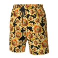 thumbnail image 4 of Vsdgher Sunflowers 1 Men's Beach Shorts, Surfing shorts, Swim trunks, Quick Dry Swim Trunks for Surfing Beach Fun -XX-Large, 4 of 6