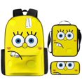 thumbnail image 1 of Primary And Secondary School Students Animation Backpack, Youth Schoolbag Three-piece Set-SinKeeU, 1 of 4