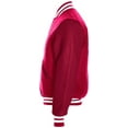 thumbnail image 4 of Holloway Sportswear XS Varsity Jacket Scarlet/Scarlet/White 224183, 4 of 4