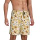 thumbnail image 2 of Fotbe Honey Honeycomb Pantalones Cortos de Pijama para Hombre, Ropa de Dormir, Pantalones de Pijama Cortos para Hombre-Medium, 2 of 6
