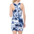 thumbnail image 4 of MixMatchy Women's Sleeveless Tie-dye Slim Fit Dress, 4 of 7