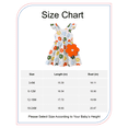 thumbnail image 2 of Baby Girls Clothes Newborn Girls Floral Dress 6 Months Girls Summer Dress 12 Months Girls Sundress Sleeveless Dress with Cute Bag Orange, 2 of 9