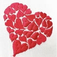 thumbnail image 3 of Reliant Ribbon - 92860W-036-10F, Hearts Embroidered Wired Edge Ribbon, White/red, 4 Inch, 10 Yards, 3 of 5