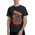 thumbnail image 1 of T-Shirt à Manches Courtes pour Hommes, Col Rond, Coton, Décontracté, Graphique, Noir, 1 of 5
