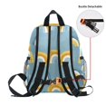 thumbnail image 5 of FORMRS School Backpack with Front Zippered Pocket 12" Student Travel Daypack, Light Blue Rainbow, 5 of 6