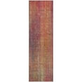 thumbnail image 2 of Addison Rugs Mayfield Washable Transitional Striped Red Runner Rug, 2'3" x 7'6", 2 of 5